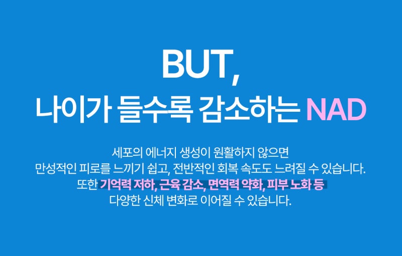 부산나드주사 만성피로와 면역력 저하가 고민이라면