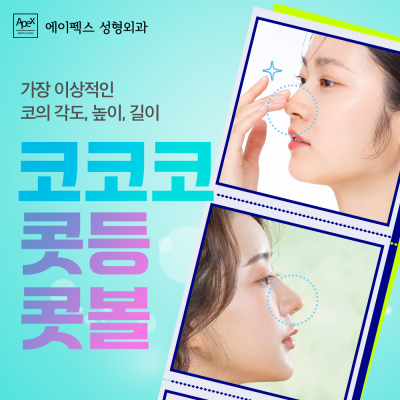 오똑하게 세운 예쁜 코성형! 에이펙스성형외과