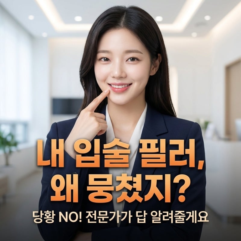 입술 필러 관리, 멍과 붓기 뭉침 현상 빠르게 해결하는 실전 꿀팁과 주의사항 총정리