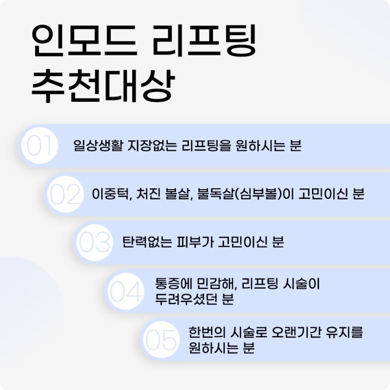 리프팅시술, 차이가 무엇일까? 나에게 맞는 시술은? 사진 3