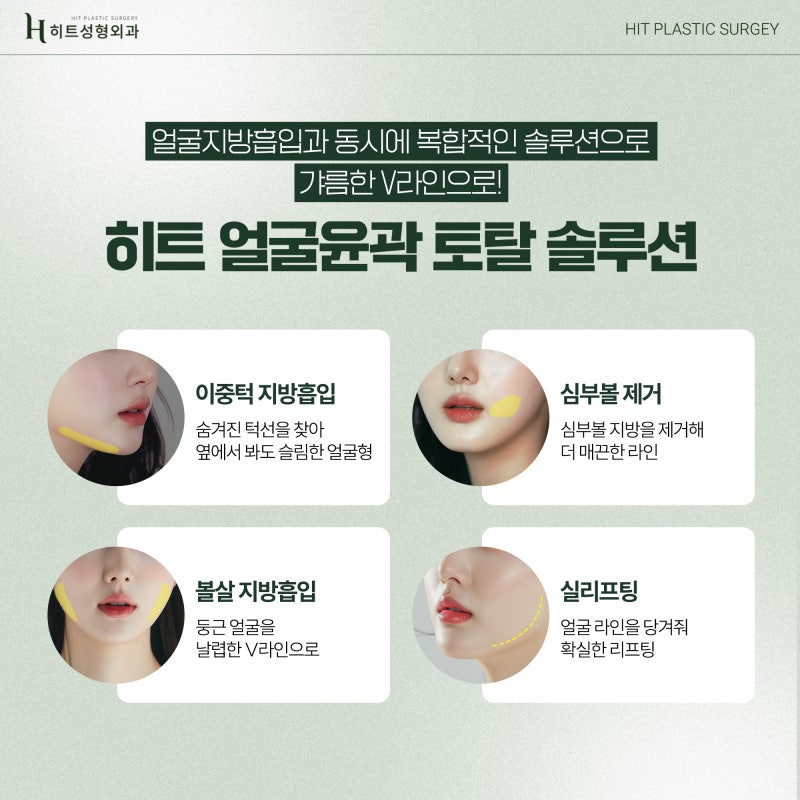 [히트성형외과] 안면윤곽 후 살 처짐 개선방법, 히트 얼굴지방흡입 사진 5