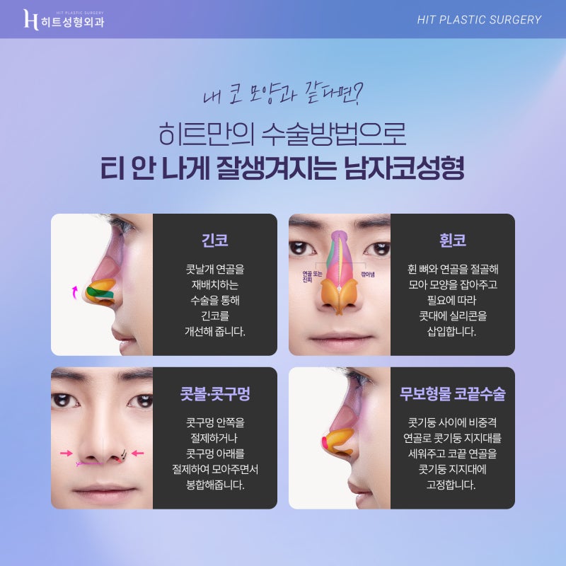 [히트성형외과] 남자 코 성형에 대한 모든 것! 사진 5