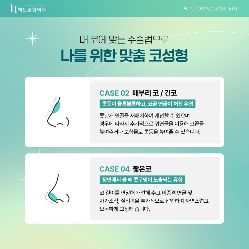 [히트성형외과] 유형별로 알아보는 코수술 ! 사진 4