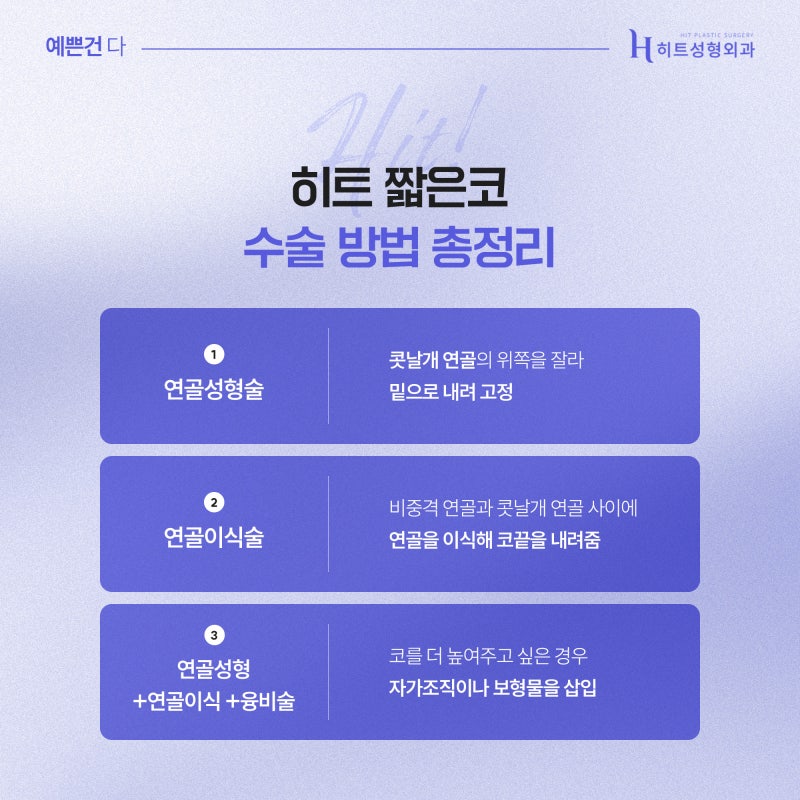 [히트성형외과] 짧은코성형, 이미지와 개성을 살리는 선택! 사진 4