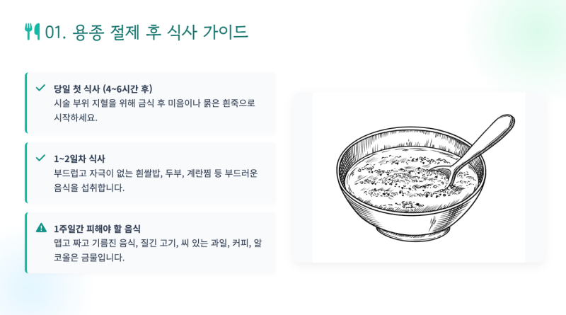 건강검진 위·대장 내시경 용종 제거 후기 (통증, 음식)