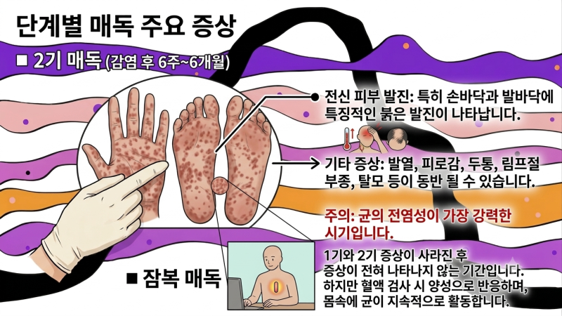 매독 초기증상 단계별 완벽 정리! 외국인도 검사 가능 여성 남성 차이와 원인 총정리 사진 3