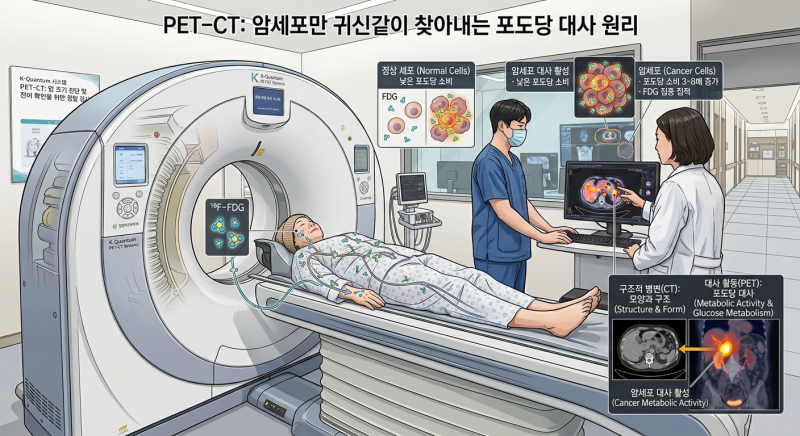 "암 4기인 줄 알았는데..." PET-CT 검사 하나로 인생이 바뀐 이유 (원리·비용·주의사항 총정리)