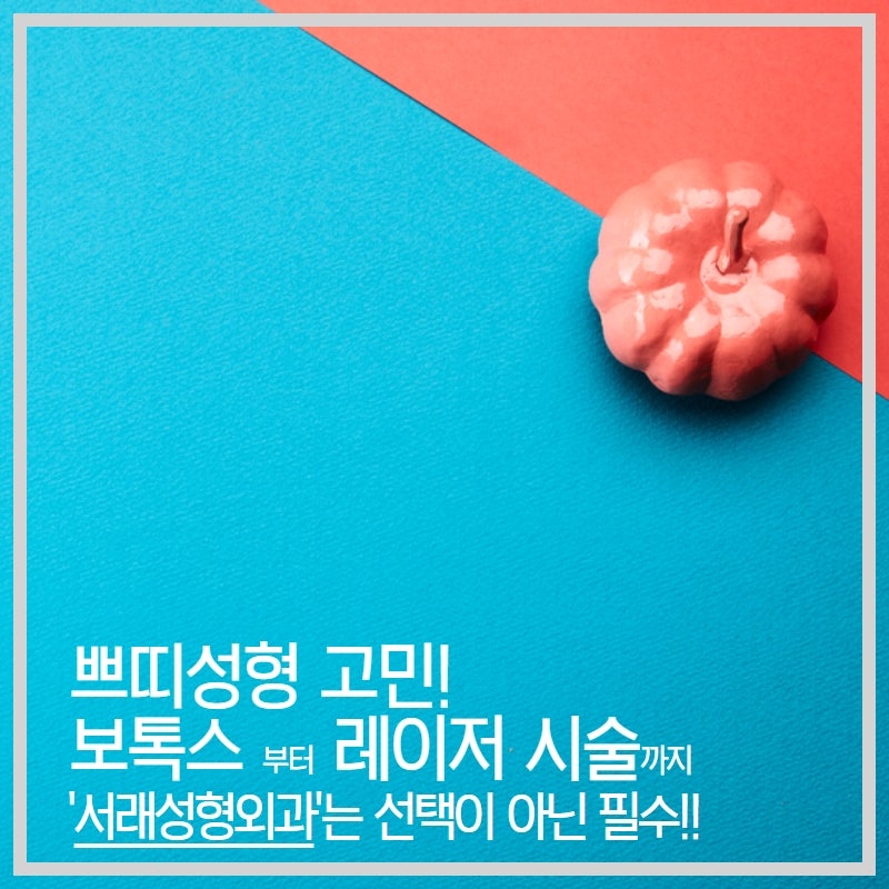 서래마을보톡스부터 필러까지 카페거리 내 위치, 서래성형외과