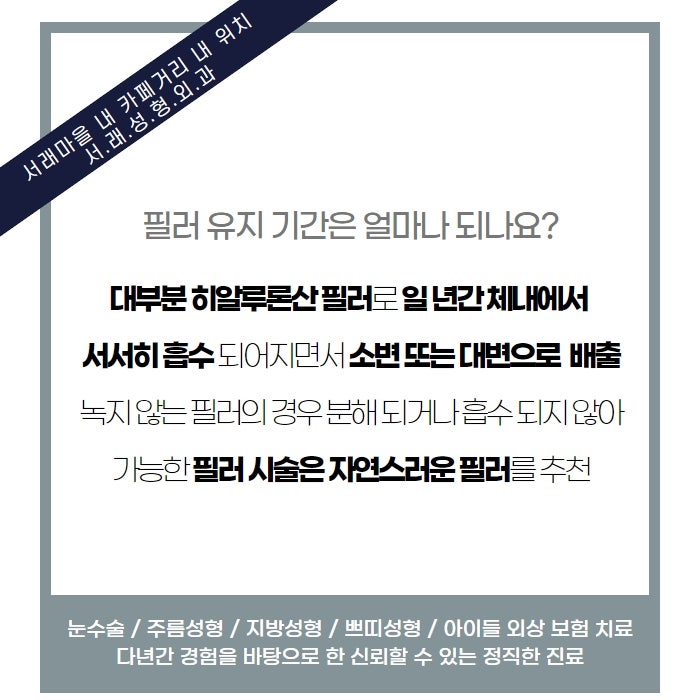 서래성형외과, 서초성형외과추천 필러 보톡스의 차이 알려 드릴게요 사진 4