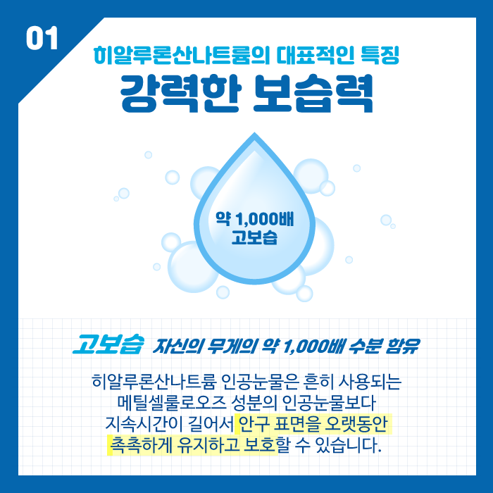 [눈 건강] 스마일안과가 추천하는 인공눈물 히알루론산나트륨 사진 3