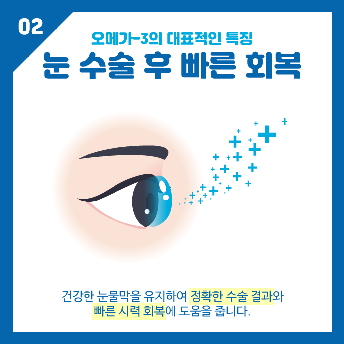 [眼睛健康] 对干眼症和术后视力恢复有益的Omega-3 사진 3