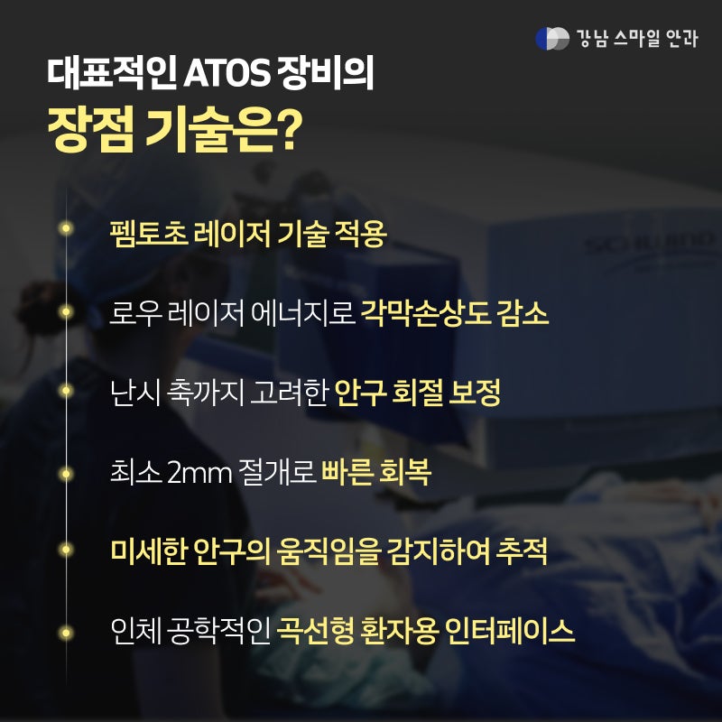 Gangnam Smile Eye Clinic, Terakreditasi sebagai Institusi dengan Jumlah Operasi Terbanyak di Korea Menggunakan Peralatan Laser ATOS Jerman! 👏