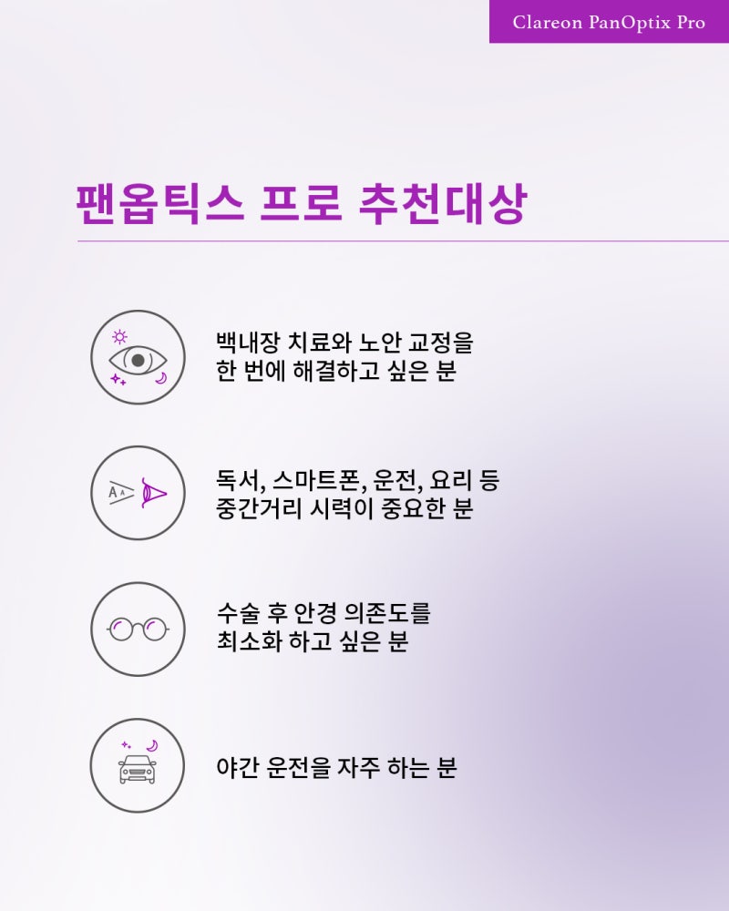 เลนส์แก้วตาเทียมแบบมัลติโฟกัสระดับพรีเมียมรุ่นใหม่: Clareon PanOptix Pro 사진 5