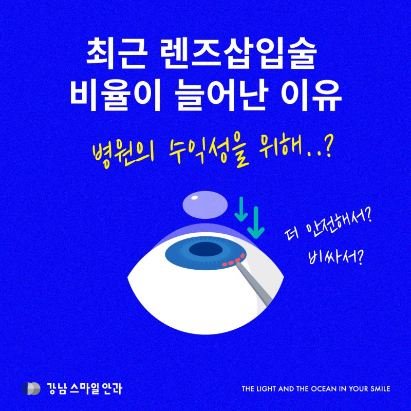 렌즈삽입술, 왜 최근 들어 더 많이 받을까?