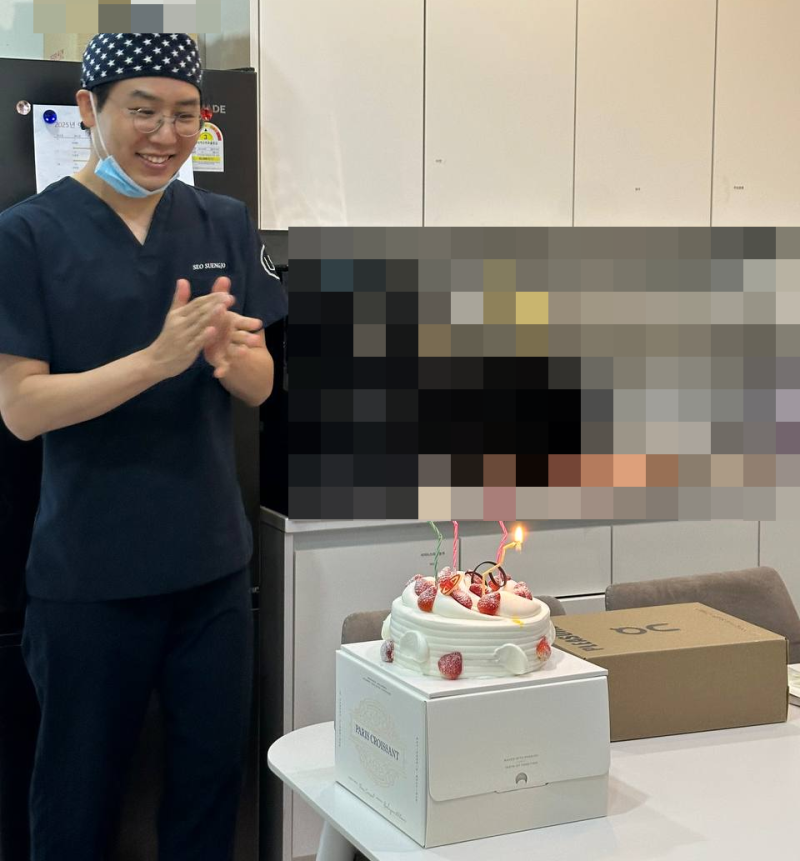 서승조 원장님 생일 파티🎂🩵