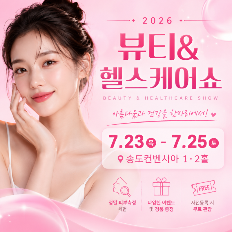 JK위드미 참가 소식│송도 뷰티헬스케어쇼 무료입장 안내 사진 5
